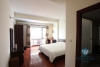 Nice view one bedroom apartment for rent on Au Co street, Tay Ho, Hanoi